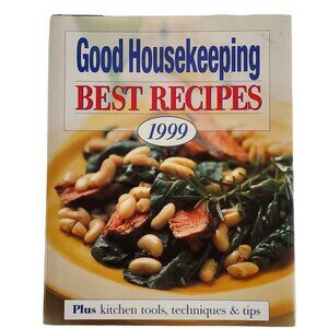 Vintage Good Housekeeping Cookbook Best Recipes 1999 Hardcover Kitchen Tips